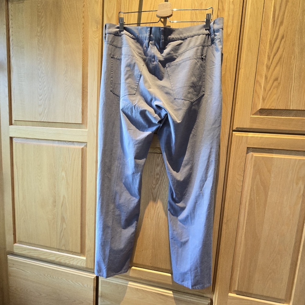 Travis Mathew Pants Mens 36 x33 Gray Chino Stretch Golf Casual Pockets (38×32.5) - Picture 5 of 15